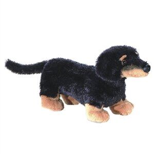 Mini Flopsie Vienna Weiner Dog 8" Plush by Aurora